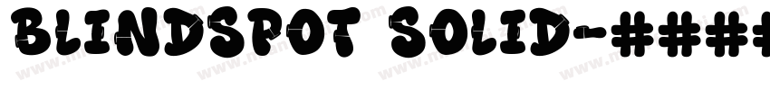 Blindspot Solid字体转换